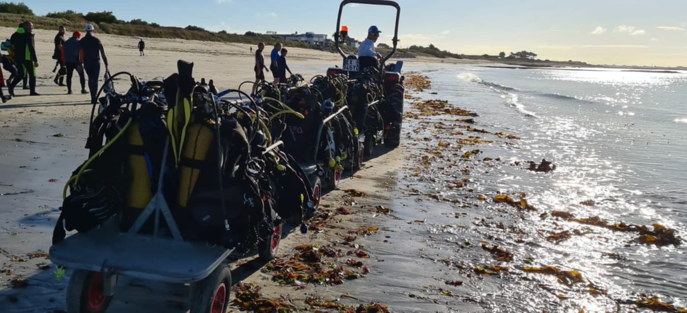Transport des blocs